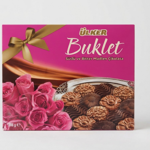 Ülker Buklet Sütlü ve Bitter Madlen Çikolata